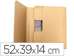 Caja para envío libros Q-Connect cartón 3 mm. 520x390x140 mm.